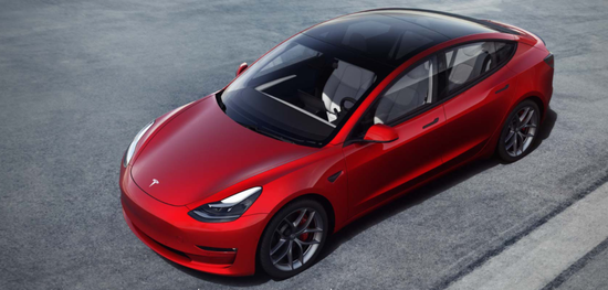 特斯拉Model3 来源&nbsp;/&nbsp;特斯拉官网