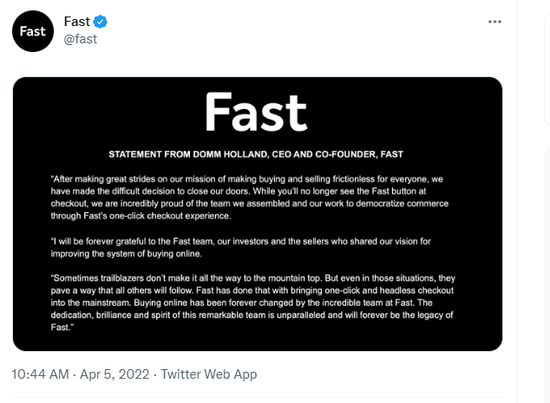 上图：Fast | Twitter