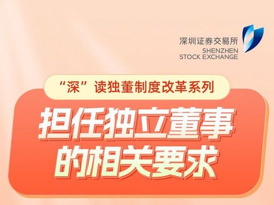 “深”读独董制度改革系列 | 担任独立董事的相关要求