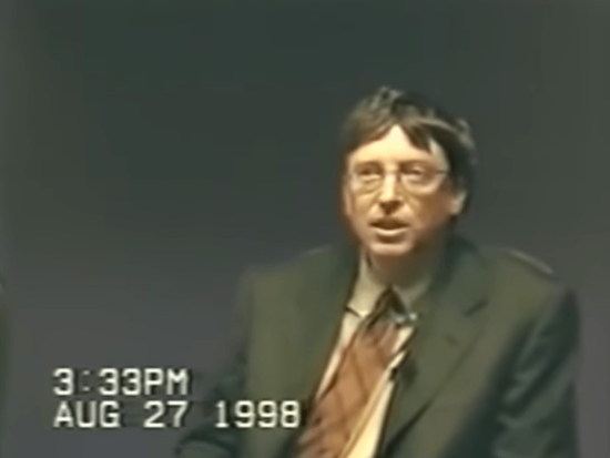 比尔·盖茨的录像证词