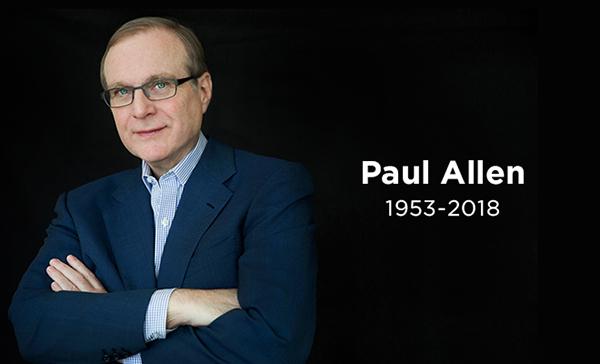 微软公司联合创始人保罗艾伦（Paul Allen）去世