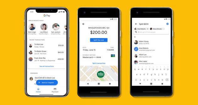 Google Pay推出更新：支持P2P支付和卡券功能
