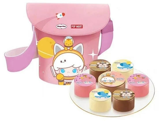 泡泡玛特与哈根达斯的联名月饼，图源哈根达斯天猫旗舰店