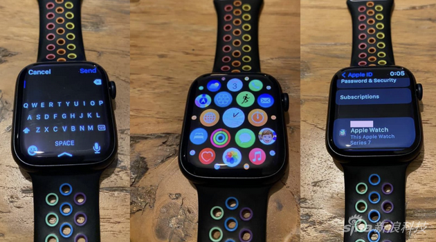 apple watch series 7,applewatch 苹果applewatchseries7真机曝光柔和边角屏占比更高