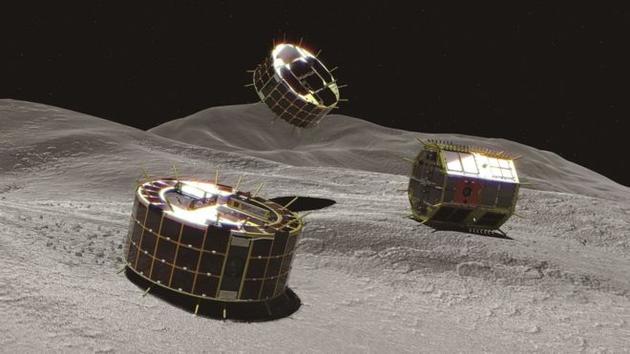 “隼鸟2号”探测器成功在小行星表面部署两枚着陆器