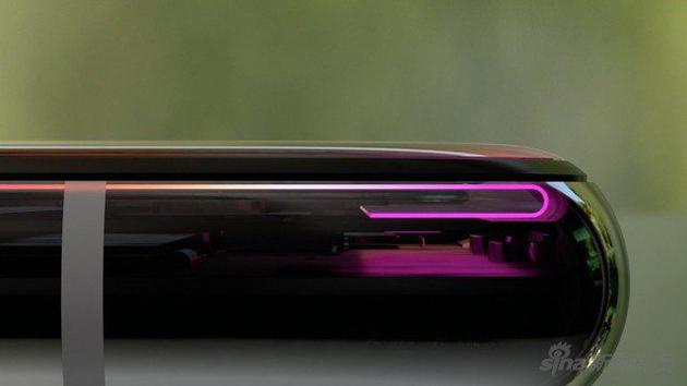 iPhone X的下巴部分正因为采用OLED材质才能弯折收窄