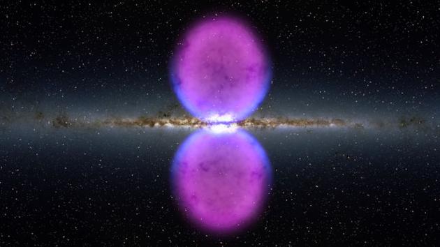 巨大的费米气泡只有在伽马射线波段下才能看到，它们究竟来自哪里？