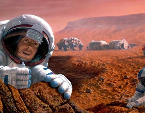 我们在火星上寻找稳定的氧气供应有了新的希望——蓝藻细菌(cyanobacteria)。这种细菌能够吸收二氧化碳，并在地球上一些最不适宜生命存活的环境释放氧气。