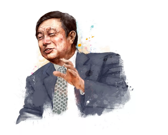 任正非。插图：陈禹