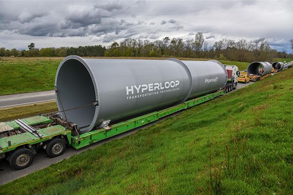 Hyperloop首批全尺寸管道运抵法国 展开真空悬浮试验