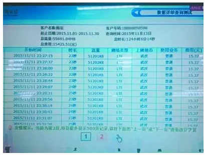 楚天金报讯 图为：用户手机系统显示：今年累计使用流量77GB，其中通过“个人热点”消耗的流量达到60.0GB