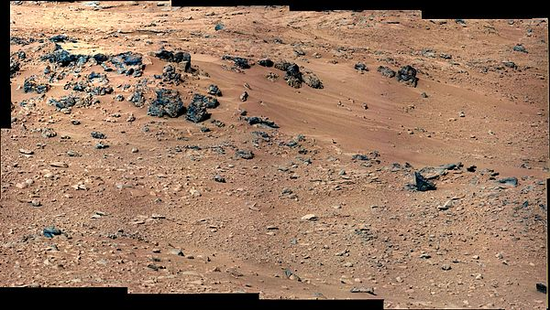 没有任何微生物的火星土壤
