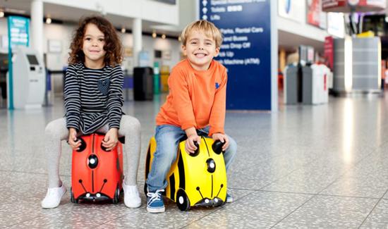 trunki:又酷又拉风:可以骑着走的儿童行李箱 Trunki 儿童行李箱