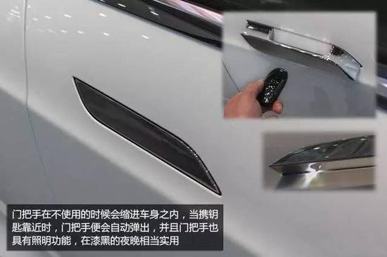 特斯拉的标志性车把手