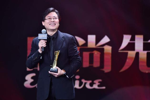 杨元庆在颁奖现场