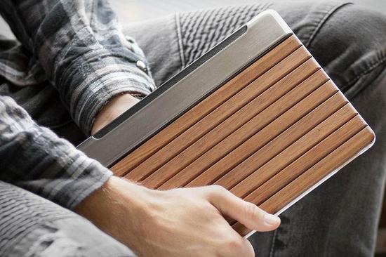 iPad木质卷轴保护壳 让你的平板添加一丝书生