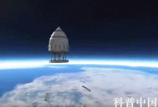 核动力飞机:核能也疯狂:核动力飞机和火箭异想天开的感觉 到达外太空后,开始点燃核弹