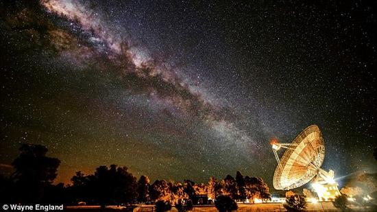 数十年来,天文学家一直在致力于探寻其它行星生命形式的迹象。最新理论认为,在大多数情况下,外星生命由于无法改变所处环境的气候,很快就会灭绝。本图显示的是帕克斯射电望远镜。