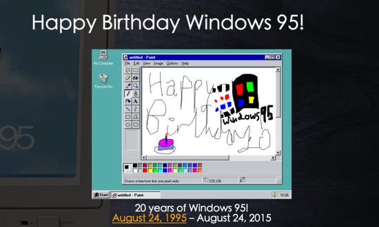 一位19岁的少年把Windows 95“装”到浏览器里