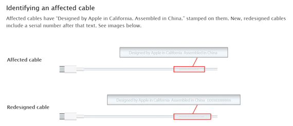 苹果召回部份 MacBook 早期购买者的 USB-C 电线