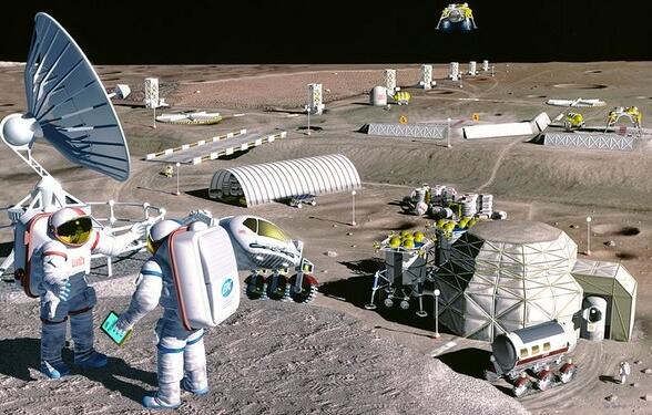要建立“月球村”，NASA科学家提出观点表示，在未来10年内完成不是梦。(图片来源网络)