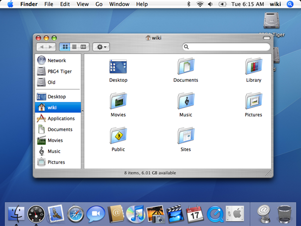 2005ƳMac OS X Tiger