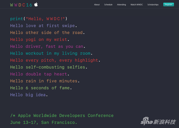 ƻ��WWDC������ҳ��