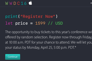 ƻ������WWDC2016ʱ�� �����˸�����Ա�黳��ҳ