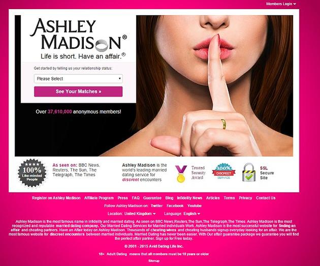 知名婚外情网站Ashley