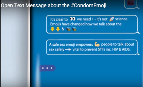为了人们的“性福” 杜蕾斯号召把安全套加进Emoji表情