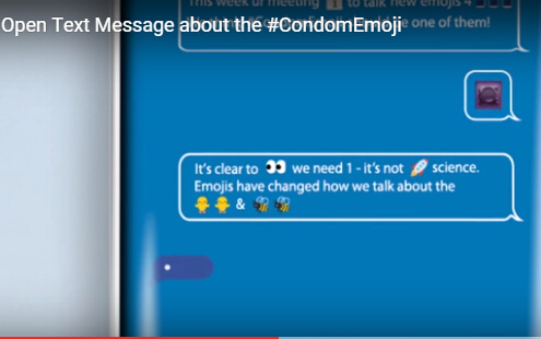为了人们的“性福” 杜蕾斯号召把安全套加进Emoji表情