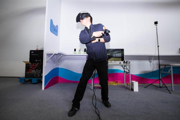 天猫举行的HTC Vive虚拟现实体验活动