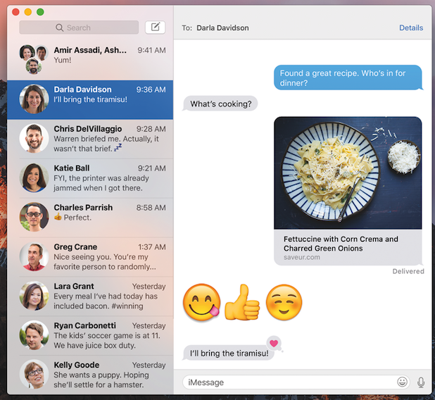 功能升级的iMessage