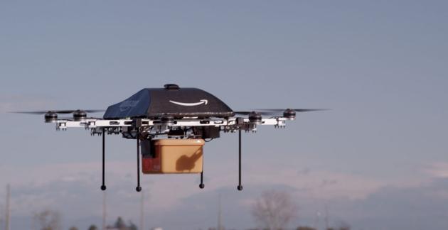 亚马逊获准在英国测试无人机快递：未来能实现半小时送货图片