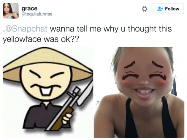 涉嫌歧视亚裔 Snapchat删除Yellowface滤镜