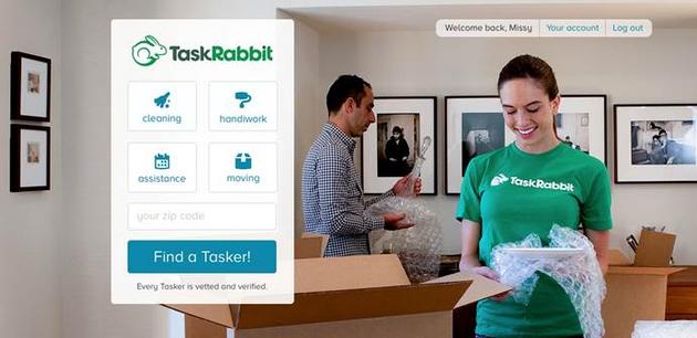 TaskRabbit界面