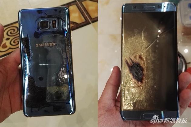 防不胜防国行版真的安全?三星Note 7国行版也炸了!|三星|note 7|note 7爆炸_新浪科技_新浪网