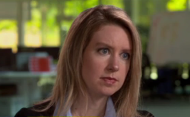 Theranos创始人兼CEO伊丽莎白·霍尔姆斯