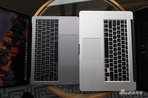 新旧MacBook Pro(13与15寸)键盘样式对比