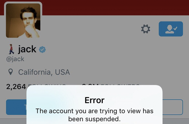 大水冲了龙王庙:Twitter 把自家 CEO 账号封禁了 15 分钟 大水冲了龙王庙:Twitter 把自家 CEO 账号封禁了 15 分钟
