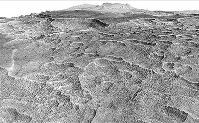 浅地层雷达探测到的火星表面。
图片来自NASA官网