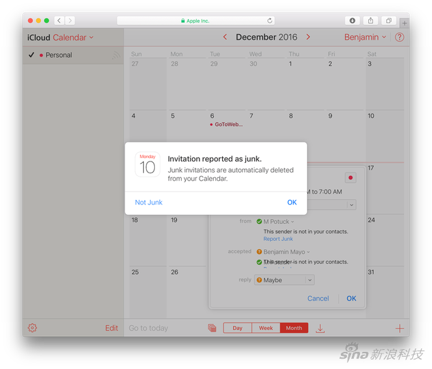 iCloud版的汇报按钮