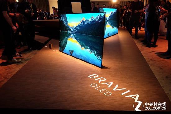 CES2017展出的索尼OLED&nbsp;TV