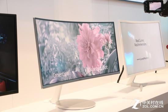 CES2017展出的三星量子点显示器