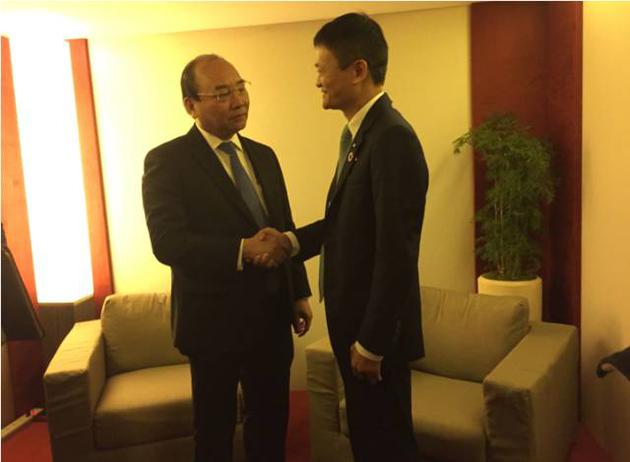 越南总理阮春福与马云