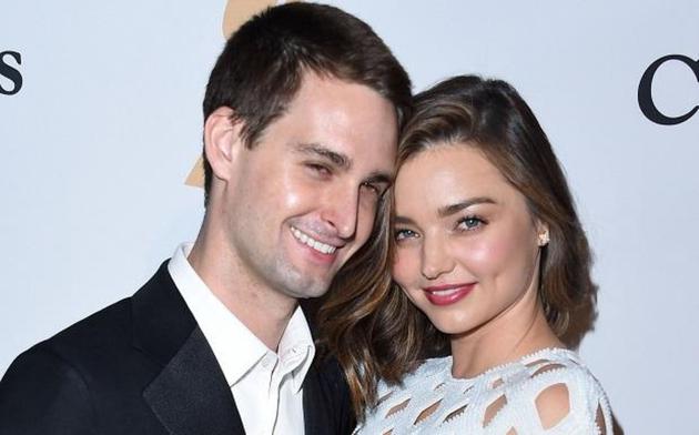 Snapchat CEO埃文·斯皮格尔(Evan Spiegel)的超模未婚妻米兰达·可儿