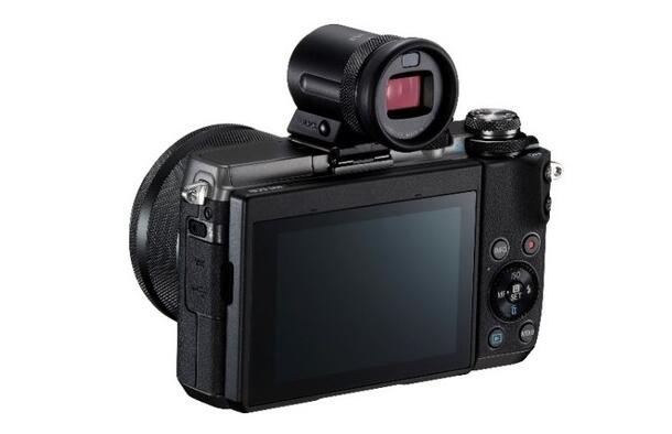 EOS M6可安装EVF-DC2电子取景器