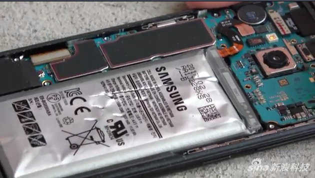 测试时划破了S8的电池