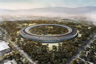 Apple Park����һ�콨�ɵ� ����ƻ��԰����������
