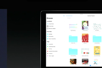 ƻ��ΪiPad��iOS 11���ļ����������� ֧��������ק